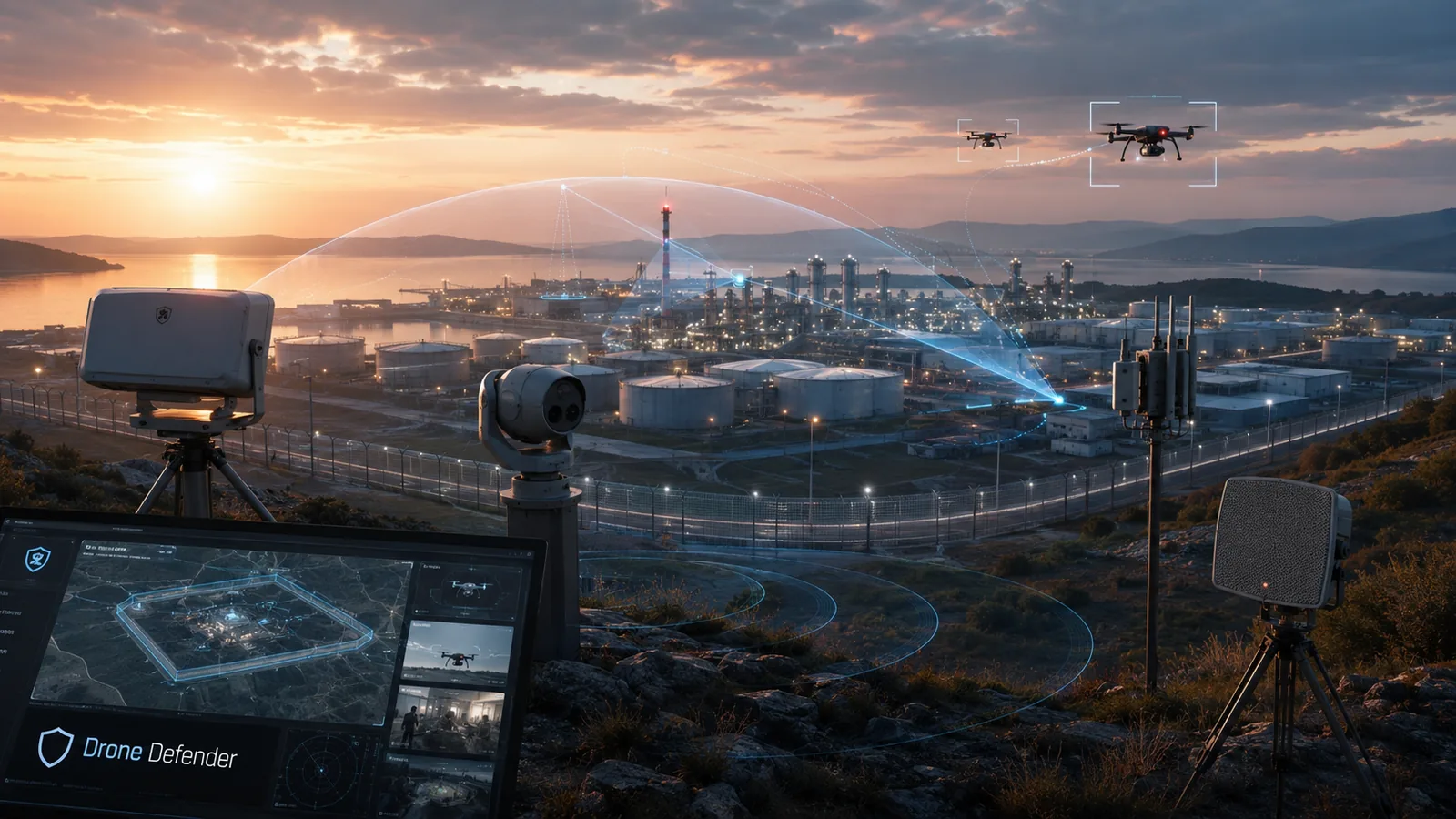 DroneDefender counter-UAS platform